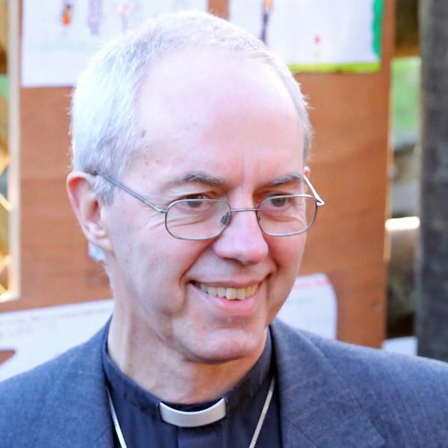 Su Gracia Justin Welby, Arzobispo de Cantórbery y Primus Interpares de la Comunión Anglicana