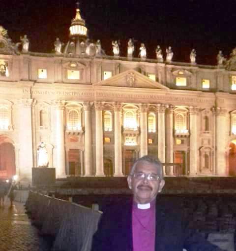 El Revdmo. Francisco Manuel Moreno, durante su visita a Roma.